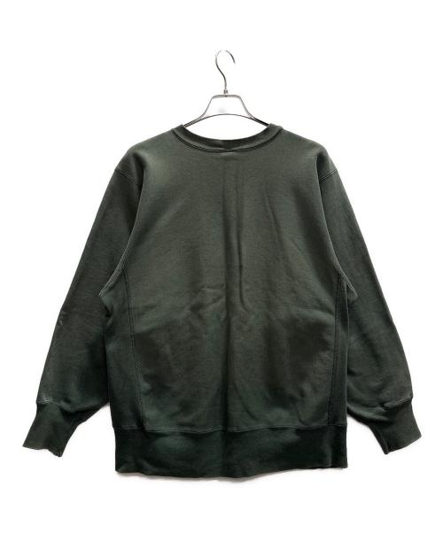 Champion REVERSE WEAVE（チャンピオン リバース ウィーブ）Champion REVERSE WEAVE (チャンピオン リバース ウィーブ) 90's後期 クルーネックスウェット グリーン サイズ:XLの古着・服飾アイテム