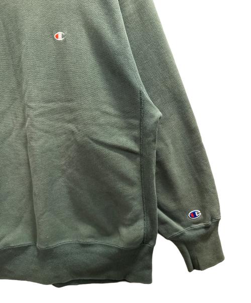 Champion REVERSE WEAVE（チャンピオン リバース ウィーブ）Champion REVERSE WEAVE (チャンピオン リバース ウィーブ) 90's後期 クルーネックスウェット グリーン サイズ:XLの古着・服飾アイテム
