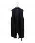 ANN DEMEULEMEESTER（アンドゥムルメステール）の古着「ロングジレ」｜ブラック