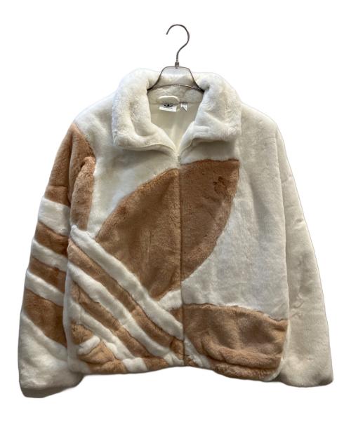 adidas Originals（アディダスオリジナル）adidas Originals (アディダスオリジナル) ファートラックジャケット アイボリー サイズ:SIZE Lの古着・服飾アイテム