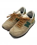 NEW BALANCEニューバランス）の古着「ローカットスニーカー」｜ベージュ