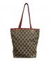 GUCCI（グッチ）の古着「ミニトートバッグ」｜レッド×ブラウン