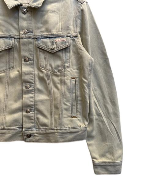 Calvin Klein（カルバンクライン）Calvin Klein (カルバンクライン) デニムジャケット スカイブルー サイズ:Мの古着・服飾アイテム