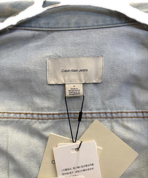 Calvin Klein（カルバンクライン）Calvin Klein (カルバンクライン) デニムジャケット スカイブルー サイズ:Мの古着・服飾アイテム