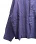 中古・古着 inn ISSEY MIYAKE (イッセイミヤケ) ノーカラーシャツ ネイビー サイズ:М：15000円