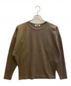 inn ISSEY MIYAKEイッセイミヤケ）の古着「長袖カットソー」｜オリーブ
