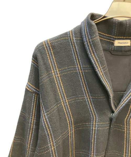 plantation（プランテーション）plantation (プランテーション) エイネット期 薄手カーディガン ネイビー サイズ:SIZE Mの古着・服飾アイテム