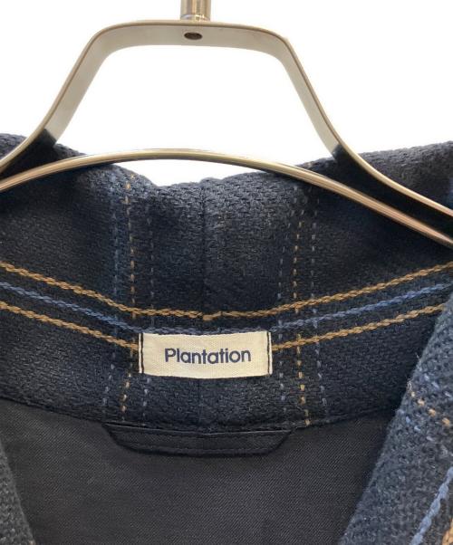 plantation（プランテーション）plantation (プランテーション) エイネット期 薄手カーディガン ネイビー サイズ:SIZE Mの古着・服飾アイテム