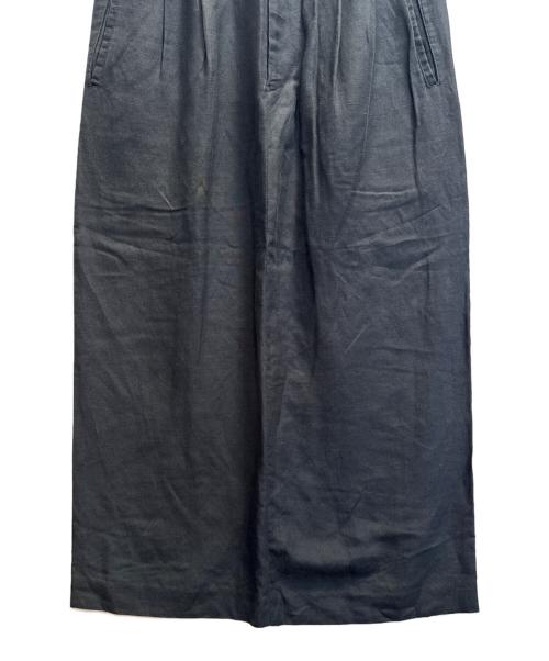 ISSEY MIYAKE（イッセイミヤケ）ISSEY MIYAKE (イッセイミヤケ) リネンレーヨンスカート ブラック サイズ:Ｓの古着・服飾アイテム