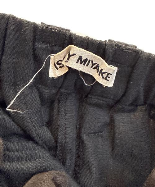ISSEY MIYAKE（イッセイミヤケ）ISSEY MIYAKE (イッセイミヤケ) リネンレーヨンスカート ブラック サイズ:Ｓの古着・服飾アイテム
