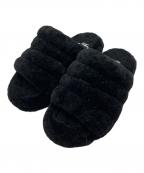 UGGアグ）の古着「ボアサンダル」｜ブラック