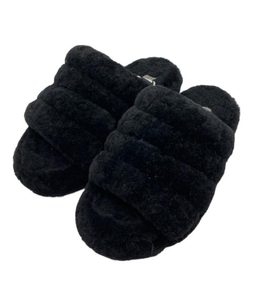 UGG（アグ）UGG (アグ) ボアサンダル ブラック サイズ:SIZE 24cmの古着・服飾アイテム