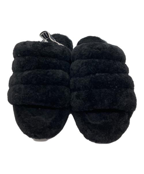 UGG（アグ）UGG (アグ) ボアサンダル ブラック サイズ:SIZE 24cmの古着・服飾アイテム