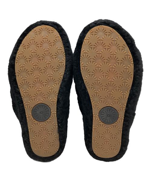 UGG（アグ）UGG (アグ) ボアサンダル ブラック サイズ:SIZE 24cmの古着・服飾アイテム