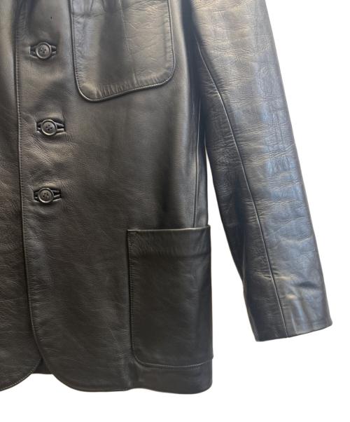 joe hawkins（ジョーホーキンス）joe hawkins (ジョーホーキンス) レザージャケット ブラック サイズ:36の古着・服飾アイテム
