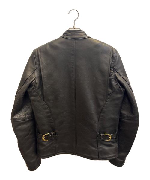 VANSON（バンソン）VANSON (バンソン) シングルライダースジャケット ブラック サイズ:38の古着・服飾アイテム