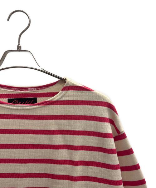 OUTIL（ウティ）OUTIL (ウティ) TRICOT HABAS ベージュ×ピンク サイズ:1の古着・服飾アイテム