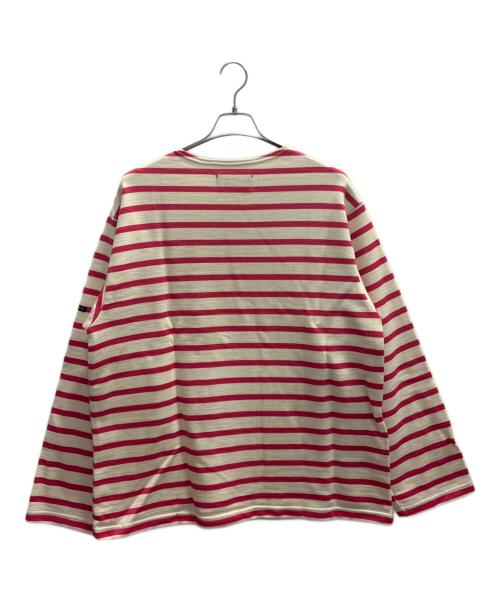 OUTIL（ウティ）OUTIL (ウティ) TRICOT HABAS ベージュ×ピンク サイズ:1の古着・服飾アイテム