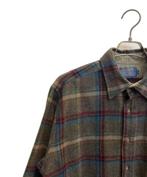 PENDLETON（ペンドルトン）PENDLETON (ペンドルトン) 長袖シャツ グレー サイズ:Ｌの古着・服飾アイテム