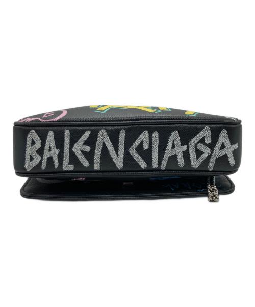 BALENCIAGA（バレンシアガ）BALENCIAGA (バレンシアガ) チェーンショルダーバッグ ブラックの古着・服飾アイテム
