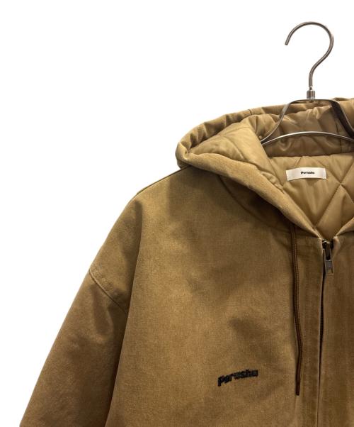 PERUSHU（ペルーシュ）PERUSHU (ペルーシュ) アクティブジャケット ブラウン サイズ:Mの古着・服飾アイテム