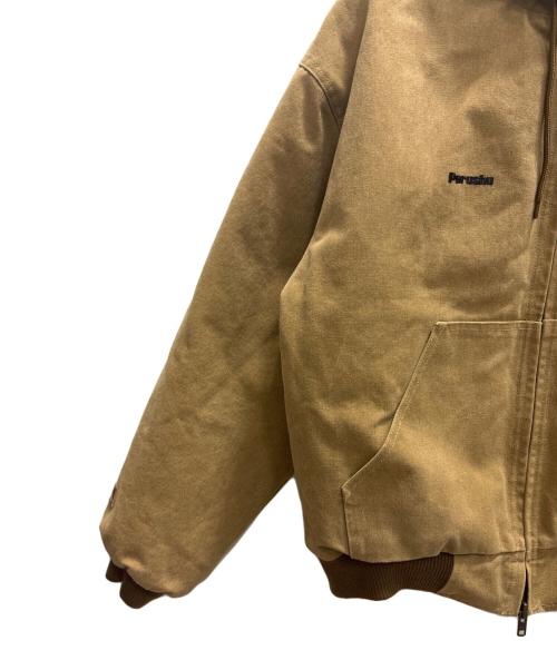PERUSHU（ペルーシュ）PERUSHU (ペルーシュ) アクティブジャケット ブラウン サイズ:Mの古着・服飾アイテム