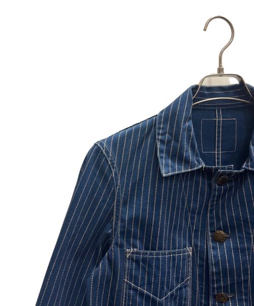 HEADLIGHT（ヘッドライト）HEADLIGHT (ヘッドライト) ウォバッシュカバーオール ネイビー サイズ:Ｓの古着・服飾アイテム