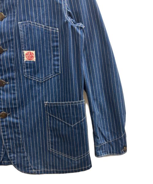 HEADLIGHT（ヘッドライト）HEADLIGHT (ヘッドライト) ウォバッシュカバーオール ネイビー サイズ:Ｓの古着・服飾アイテム