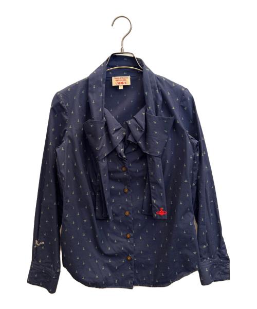 Vivienne Westwood RED LABEL（ヴィヴィアンウエストウッドレッドレーベル）Vivienne Westwood RED LABEL (ヴィヴィアンウエストウッドレッドレーベル) 長袖シャツ ネイビー サイズ:1の古着・服飾アイテム