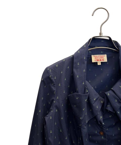 Vivienne Westwood RED LABEL（ヴィヴィアンウエストウッドレッドレーベル）Vivienne Westwood RED LABEL (ヴィヴィアンウエストウッドレッドレーベル) 長袖シャツ ネイビー サイズ:1の古着・服飾アイテム