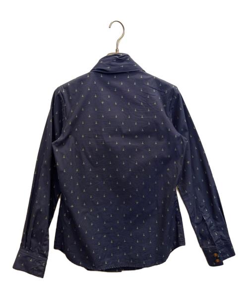 Vivienne Westwood RED LABEL（ヴィヴィアンウエストウッドレッドレーベル）Vivienne Westwood RED LABEL (ヴィヴィアンウエストウッドレッドレーベル) 長袖シャツ ネイビー サイズ:1の古着・服飾アイテム