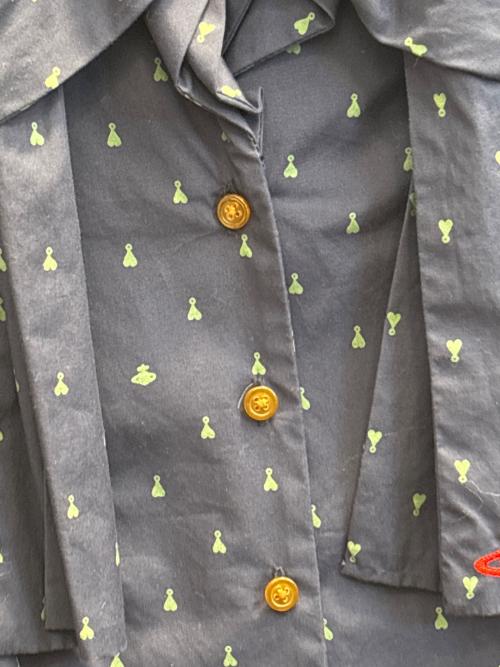 Vivienne Westwood RED LABEL（ヴィヴィアンウエストウッドレッドレーベル）Vivienne Westwood RED LABEL (ヴィヴィアンウエストウッドレッドレーベル) 長袖シャツ ネイビー サイズ:1の古着・服飾アイテム