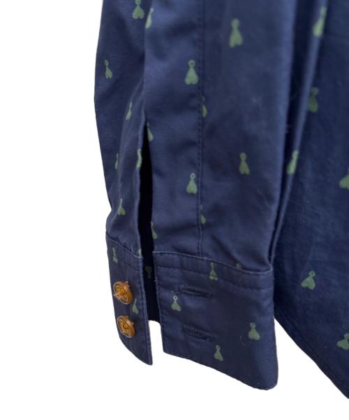 Vivienne Westwood RED LABEL（ヴィヴィアンウエストウッドレッドレーベル）Vivienne Westwood RED LABEL (ヴィヴィアンウエストウッドレッドレーベル) 長袖シャツ ネイビー サイズ:1の古着・服飾アイテム