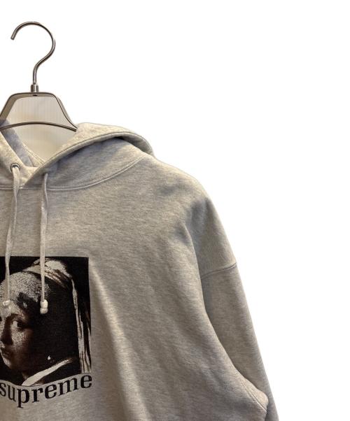 SUPREME（シュプリーム）SUPREME (シュプリーム) Pearl Hooded Sweatshirt グレー サイズ:Ｌの古着・服飾アイテム