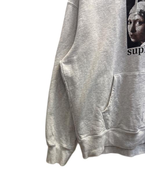 SUPREME（シュプリーム）SUPREME (シュプリーム) Pearl Hooded Sweatshirt グレー サイズ:Ｌの古着・服飾アイテム