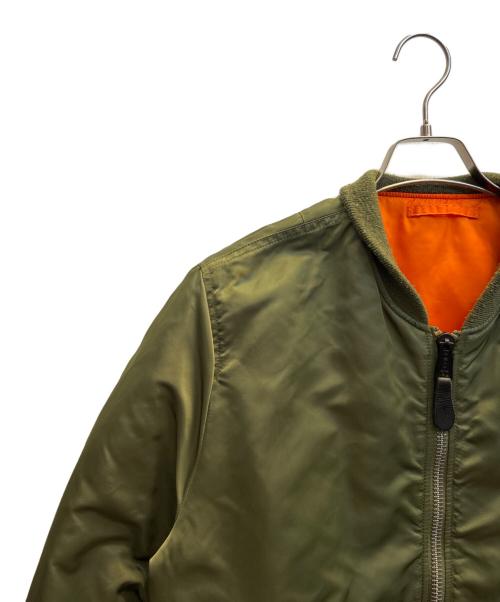 ALPHA（アルファ）ALPHA (アルファ) MA-1ジャケット グリーン サイズ:XLの古着・服飾アイテム