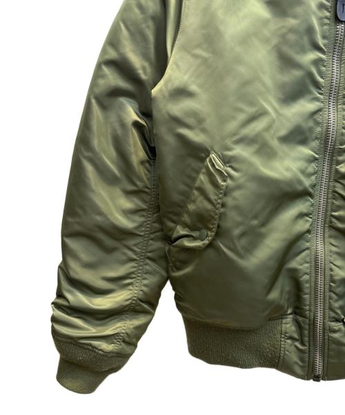 ALPHA（アルファ）ALPHA (アルファ) MA-1ジャケット グリーン サイズ:XLの古着・服飾アイテム