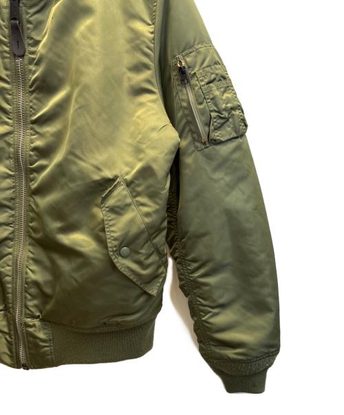 ALPHA（アルファ）ALPHA (アルファ) MA-1ジャケット グリーン サイズ:XLの古着・服飾アイテム