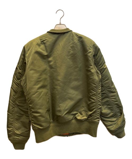 ALPHA（アルファ）ALPHA (アルファ) MA-1ジャケット グリーン サイズ:XLの古着・服飾アイテム