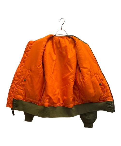 ALPHA（アルファ）ALPHA (アルファ) MA-1ジャケット グリーン サイズ:XLの古着・服飾アイテム