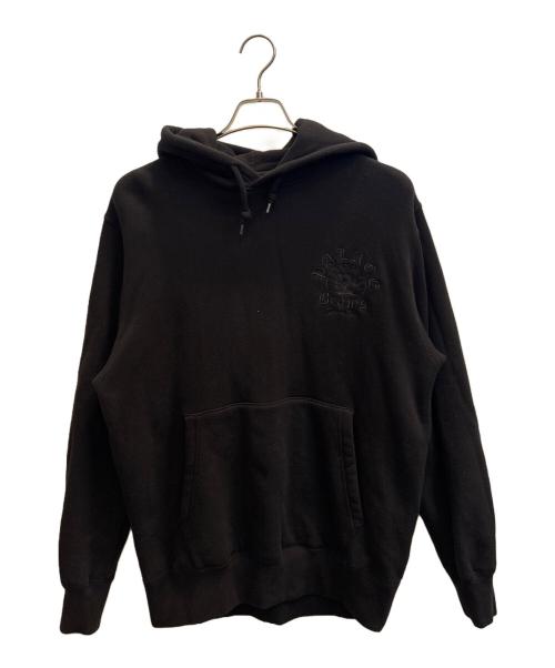 BEAMS PLUS（ビームスプラス）BEAMS PLUS (ビームスプラス) GRAPHIC HOODパーカー　 ブラック サイズ:Мの古着・服飾アイテム