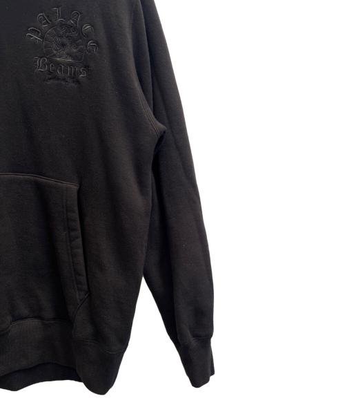 BEAMS PLUS（ビームスプラス）BEAMS PLUS (ビームスプラス) GRAPHIC HOODパーカー　 ブラック サイズ:Мの古着・服飾アイテム