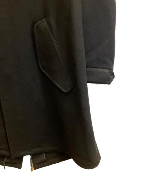 THE RERACS（ザ リラクス）THE RERACS (ザ リラクス) フーデットウールコート ブラック サイズ:36の古着・服飾アイテム