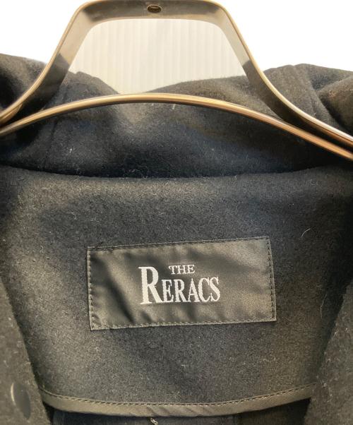 THE RERACS（ザ リラクス）THE RERACS (ザ リラクス) フーデットウールコート ブラック サイズ:36の古着・服飾アイテム