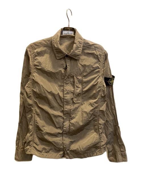 STONE ISLAND（ストーンアイランド）STONE ISLAND (ストーンアイランド) NYLON METAL SHIRT JACKET グレー サイズ:SIZE Mの古着・服飾アイテム