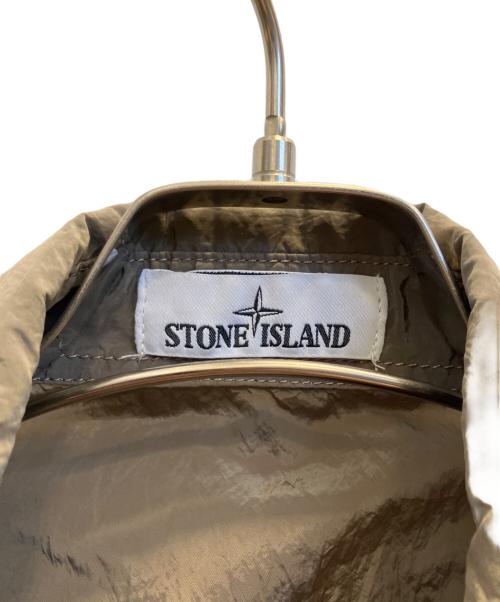 STONE ISLAND（ストーンアイランド）STONE ISLAND (ストーンアイランド) NYLON METAL SHIRT JACKET グレー サイズ:SIZE Mの古着・服飾アイテム
