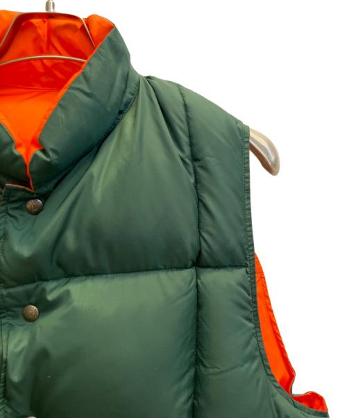 SIERRA DESIGNS（シエラデザインズ）SIERRA DESIGNS (シエラデザインズ) BEAMS (ビームス) リバーシブルベスト オレンジ×グリーン サイズ:SIZE XLの古着・服飾アイテム