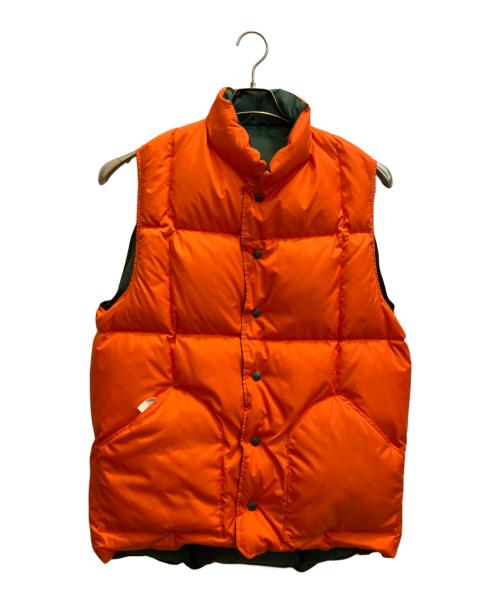 SIERRA DESIGNS（シエラデザインズ）SIERRA DESIGNS (シエラデザインズ) BEAMS (ビームス) リバーシブルベスト オレンジ×グリーン サイズ:SIZE XLの古着・服飾アイテム