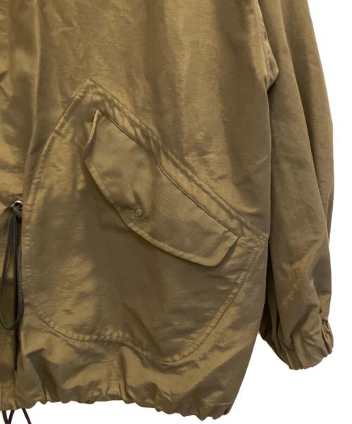 ARGUE（アーギュ）ARGUE (アーギュ) COTTON NYLON BALLOON FOODIE オリーブ サイズ:SIZE Freeの古着・服飾アイテム