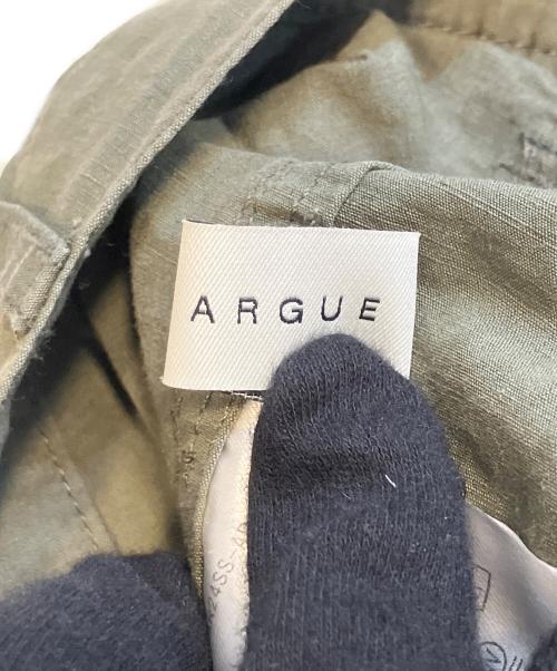 ARGUE（アーギュ）ARGUE (アーギュ) COTTON TWILL MOV PANT カーキ サイズ:SIZE 1の古着・服飾アイテム